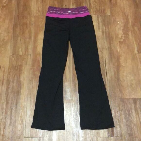 Inner Spirit Black and Purple Workout Pants Size XS - Picture 2 of 4